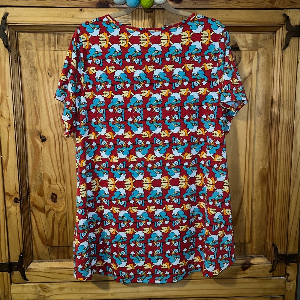 LuLaRoe Classic tee Donald Duck tunic top. Size 3XL. EUC - Picture 4 of 4